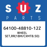 64100-48810-12Z Suzuki Wheel SET,RR(18M/CXMT8.50) 641004881012Z, New Genuine Oem. Fixed Price $2547.66.