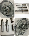 Harley Touring Abs Arlen Ness 2009 -19 Front Chrome Wheel 23 X3.5 Rim Outright. Fixed Price $1750.00.