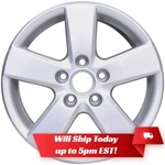 New 16" Silver 5 Spoke Alloy Wheel Rim For 2008-2010 Vw Volkswagen Jetta 69872. Fixed Price $118.00.