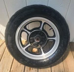 1986 Honda VT1100C Shadow Rear Wheel Rim Tire 15X3.00 Dunlop 491 140/90B15MC. Fixed Price $89.00.