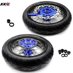Kke 17" Supermoto Tires Wheels Rims Fit Yamaha WR250F 2001-2019 WR450F 2003-2018. Fixed Price $996.55.