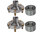 Front Wheel Hub And Bearing Kit For 06-11 Honda Civic Dx Gx Ex Hybrid Lx BT96S8. Fixed Price $123.20.