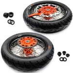 Kke 17" Supermoto Cush Drive Tire Wheels Fit Ktm Exc Xcf Sx 125-530CC 2003-2026. Fixed Price $1149.00.