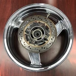 93-01 Kawasaki ZX11 ZX-11 Rear Wheel Rim Chrome Straight Nice. Fixed Price $199.99.