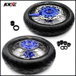 Kke 17'' Supermoto Wheels Rim Tires For Yamaha WR250F 2002-2019 WR450F 2003-2018. Fixed Price $996.55.