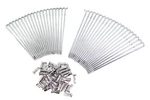 43052-05A 17" Rear 6-8 Gauge Chrome Spoke Set For Harley Davidson Motorcycles. Fixed Price $99.77.