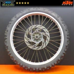 1996 Ktm 300 Exc Front Wheel Hub Rim Rotor Spokes Tire Genuine Oem. Fixed Price $66.50.