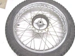 Suzuki Honcho TS100 TC100 Rear Wheel With New Tire Fits 1973-1977. Fixed Price $130.10.