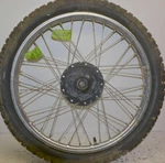 Kawasaki Ke 100 Front Wheel Rim Hub Tire 41034-1047 1982-2000. Fixed Price $79.95.