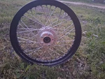 21" X3.5" 60 Spoke Black Front Wheel Harley Road King Street Glide Touring 00-07. Fixed Price $191.00.