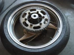1981 Kawasaki Rear Wheel Rim KZ1000J ZX6 Dunlop 160/60R17. Fixed Price $265.00.
