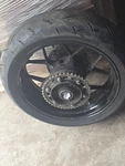 2019 13-26 Honda CBR600RR Rear Back Wheel Rim Rotor Sprocket Black Tire 2026. Fixed Price $425.00.