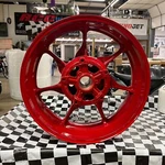 Sale Gen 3 Illusion Red Factory Wheel Oem Rear Only 22-24 Suzuki Hayabusa. Fixed Price $449.99.