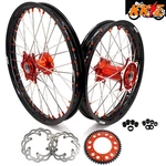 Kke 21/18 Cast Spoke Wheels For 2003-2026 Ktm Exc Sx 125CC-530CC Orange Nuts. Fixed Price $569.00.