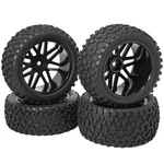 12MM Hex Wheel Rims With Rubber Tires And Sponge For Rc Vehicles. Fixed Price $20.16.