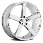 Cavallo CLV-5 Wheel 18X8 (35, 5X120.65, 74.1) Chrome Single Rim. Fixed Price $391.80.
