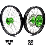 Kke 21/18 Spoked Wheels Rims Fit Kawasaki KX250F KX450F 2006-2018 Discs Cnc Hubs. Fixed Price $609.00.