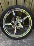 Harley Davidson Thunderstar 21 Chrome Front Wheel Rim Wide Glide Timken 99 Down. Fixed Price $1400.00.