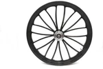 37-661 Black Manhattan Alum 26" Custom Front Mag Wheel Harley Touring 2000-07. Fixed Price $999.00.