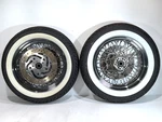2003 Harley Touring Road King Classic Oem Front Rear Wheel Rim Tire Spoked 16". Fixed Price $517.50.