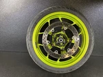 2015 To 2018 Yamaha YZF-R3, Oem Front Wheel & Tire, P/n 1WD-F5168-03-P0. Fixed Price $399.00.