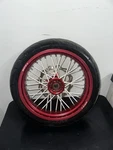 Warp 9 Wheels. Supermoto Red 17. Fixed Price $600.00.