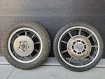 Harley Shovelhead 1970 Spoke Front Rear 16 Mag Superglide Wheels. Fixed Price $549.99.
