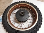 Suzuki JR50 Front Wheel Fits 1978-2006 #2. Fixed Price $30.00.