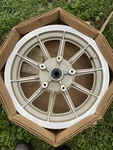 1998 Harley Davidson Ultra Rear Wheel 10 Spoke Champagne Pearl 95TH Anniversary. Fixed Price $250.00.