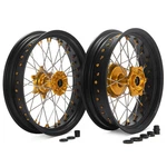 17 Supermoto Wheels Set Cush Drive For Suzuki DRZ400E 00-04 DRZ400S 00-24. Fixed Price $530.00.