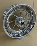 Genuine Harley-davidson Road Winder Chrome Rear Wheel 41655-08 17X6. Fixed Price $560.00.