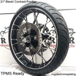 Harley 21" Black /cut Prodigy Front Wheel Tire Rotor 08-23 Street Glide Special. Fixed Price $1595.00.
