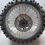 - 09 2006 Yamaha Oem Rear Wheel Hub Spokes Tire Bent Rim. Fixed Price $140.00.