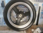 84-85 Honda Interceptor Front Rim Mag Wheel Tire Rubber Metzler. Fixed Price $75.00.