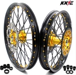 Kke 21/18'' Rims Enduro Wheels For Suzuki RM125 RM250 2001-2008 Off-road Cnc Hub. Fixed Price $749.00.