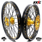 For Suzuki 2001-2008 RM125 RM250 -kke 21/19 Motorcycle Wheels Rims Black Spoke. Fixed Price $749.00.