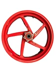 Ducati Marchessinni 5 Spoke Senna Red Front Rim 748-998 ST2 ST3. Fixed Price $449.99.