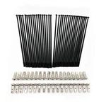 Motorcycle Spokes 21" Front 18" 19" Rear Wheel & Nipples For. Fixed Price $86.91.