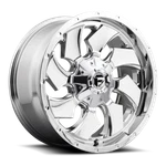 (4) 20X9 D573 Fuel Chrome Cleaver Wheels 6X135 & 6X139.7 Ford Toyota Jeep. Fixed Price $1992.00.