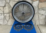 21X3.5 48 Fat Spoke 08-UP Abs Wheel 120/70-21 Shinko Ww Tire Kit Harley Touring. Fixed Price $789.00.
