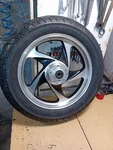 Triumph Rocket 3 Front Wheel. Fixed Price $350.00.