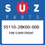 55110-28K00-000 Suzuki Tire Comp,front 5511028K00000, New Genuine Oem Part. Fixed Price $315.74.