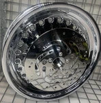 Harley Fat Boy Wheel Front Custom Chrome Mag 2007 Only Rim Exchange. Fixed Price $877.00.