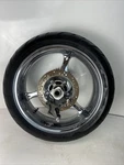2006 2007 Suzuki Gsxr 600 750 Rear Back Rim Rotor Wheel Tire Straight Oem Chrome. Fixed Price $260.35.