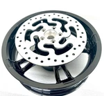 Harley Davison Enforcer Rear Wheels W/ Rotor Glass Black Street Glide Sale Oem. Fixed Price $690.00.