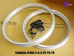 Yamaha IT400 C/d/e/f 1976-1979 Front & Rear Alu Silver Wheel Rim Set *BI5279*. Fixed Price $163.40.