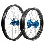 Tusk Impact Complete Front And Rear Wheel 1.40 X 19 1.85 16 Black Rim/silver. Fixed Price $517.86.