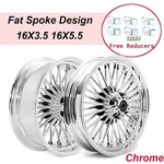 16X3.5 16X5.5 Fat Spoke Wheels For Harley Softail Boy Flstf Heritage Flstc. Fixed Price $634.83.