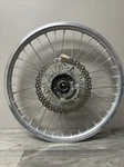 1999-02 Kawasaki KX125 Front Wheel Takasago 21X1.60 Dot Rim Rotor Axle. Fixed Price $79.99.