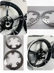 Harley Cvo Limited Touring Front Chrome & Black Wheel Rotor 2009-23 Outright. Fixed Price $1499.00.